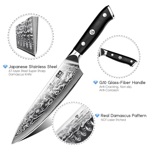 SHAN ZU Damascus Knife