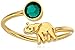 Alex and Ani 14K Gold Plated Elephant Adjustable Wrap Ring