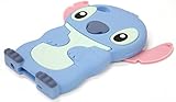Bukit Cell ® 3D Disney Case Bundle - 5 items: BLUE 3D Cute Stitch Soft Silicone Case Cover for iPod Touch 4 4G 4th Generation + BUKIT CELL Trademark Lint Cleaning Cloth + Stitch Figure Anti Dust Plug Stylus Touch Pen + Screen Protector + METALLIC Stylus Touch Pen with Anti Dust Plug