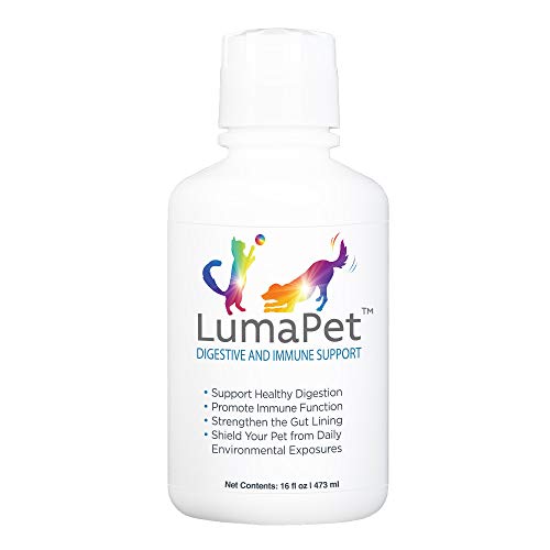 LUMAPET Digestive & Immune Support | Terrahydrite Humic Substances and Mineral Amino Acid Complexes for Healthy Digestion, Gut Lining, Immune Function, Shield from Environmental Factors (16-Ounce)