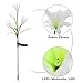 Solar Flower Lights Outdoor, Elfeland Multi-Color Changing Lily Lights LED Solar Garden Lights Upgraded Solar Stake Lights for Path Yard Patio Backyard Decoration(2 Pack,Red and White)