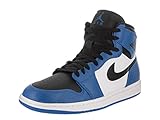 Nike Men's Air Jordan 1 Retro High Basketball Shoe Soar/Black-White 9.5
