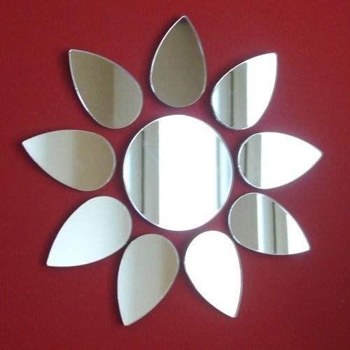 Sendmeamirror Flower Mirror 50cm x 50cm