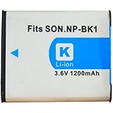 AAA PRODUCTSBattery for Sony MHS-CM5, MHS-PM1, MHS-PM5, MHS-PM5K Bloggie/Webbie Camera – Replacement for NP-BK1 Battery