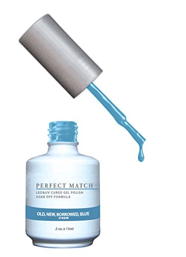 LECHAT Perfect Match Nail Polish, Old New and Borrowed/Blue, 0.500 Ounce