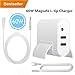 MacBook Pro Charger Replacement 60W Magsafe 1 L-tip Connector Power Adapter with 2 USB Charging Ports for Apple MacBook Pro A1278 A1181 A1184 A1330 A1342 A1344 (60W Magsafe-L)