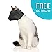 Cat Grooming Bag - SMALL, cat restraint bag + FREE Cat Muzzle by, Downtown Pet Supply
