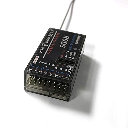 RadioLink R9DS Receiver 2.4GHz 10CH Supports PWM SBUS Compatible for AT9 AT10 AT9S Transmitter