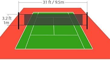 Rapicca Volleyball Net For Indoor Or Outdoor Sports Backyard