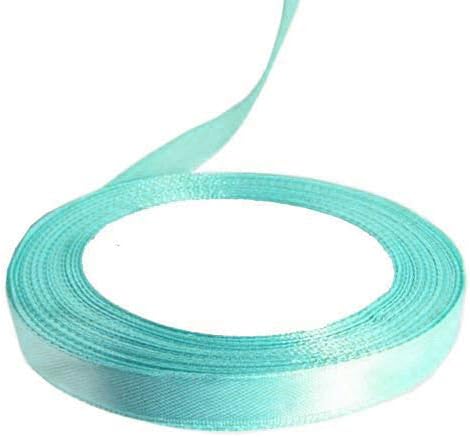 finribpaq 23 METRES X 10MM OF SATIN RIBBON FOR WEDDING FAVOUR / CRAFT / GIFT WRAP/ CHRISTMAS (LIGHT SKY BLUE)