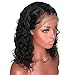 Hair Lace Front Wigs for Black Women 150% Density Brazilian Deep Wave Lace Front Wig 18''