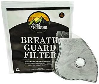 Dust Mask Mouth Air Respirator Filter with Replaceable Multi Layer Activated Carbon Filtration PM 2.5 N99 Anti Pollution Breathing Respirator Guard Pack of 10 OEM