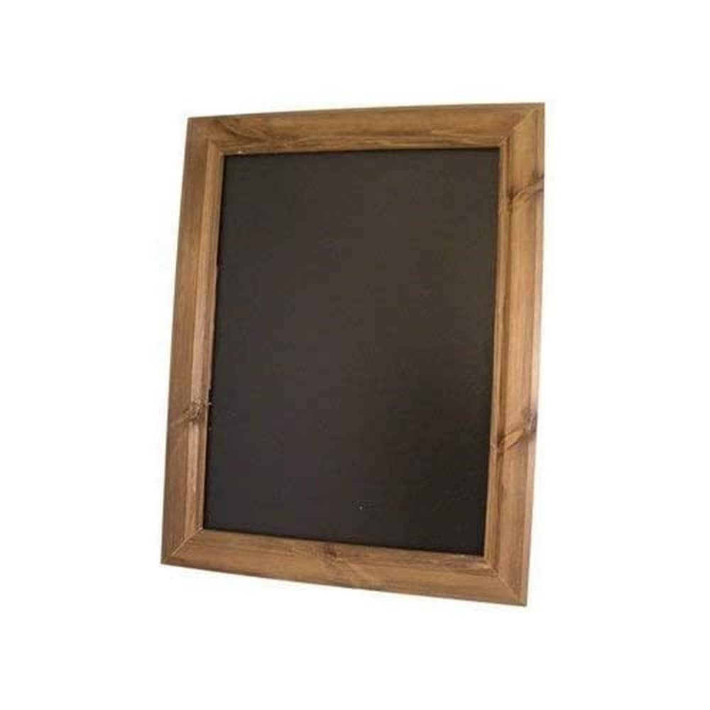 Chalkboards UK WC353 Premium Framed Chalkboard/Blackboard, Wood, Dark Oak, 51.5 x 39.5 x 3 cm