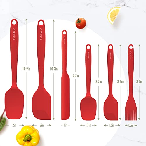 Permanent Replacement Silicone Spatula Set Premium Rubber Spatulas