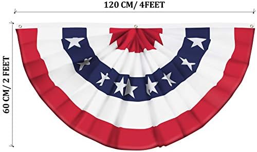 Patriotic fan flag with 4th of July items priced at $35.99.