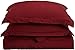 Clara Clark Premier 1800 Series 3-Piece Duvet Cover, King, Burgundy Red