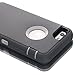 AICase iPhone 6 Case, iPhone 6S Case [Heavy Duty] Tough 3 in 1 Rugged Shockproof Cover for Apple iPhone 6/6S (Grey/White)