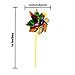 Party Spinning Pinwheels - Pack of 12 Pieces - Flamboyant, Bombastic, Multi Colored Beach and Backyard Turn Wheel - Party Supply, Holiday Decor, and Summer Accessory - By Toy Cubby!