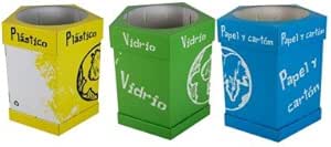 Oedim Papelera de Reciclaje | Pack Reciclaje en Cartón ...