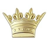 PinMart's Royal Gold Crown Lapel Pin