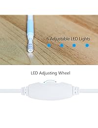 Otoscopio digital USB, oído interno sanitario herramientas, 3 en 1 interfaz y 1.3 megapíxeles de alta definición cámara endoscopio con seis luces LED ajustables y son aplicables a Micro USB, USB C Andoid