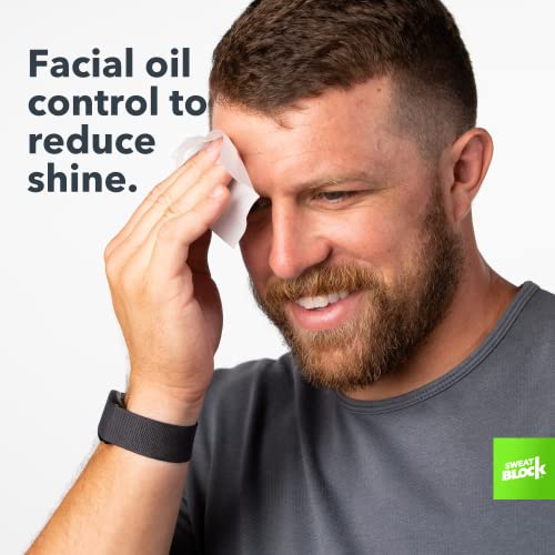 SweatBlock Daily Antiperspirant Face Wipes + Oily Skin Control