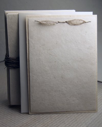 Seed Embedded Recycled Lotka Invitation Paper DIY Kit of 25 Natural Rustic