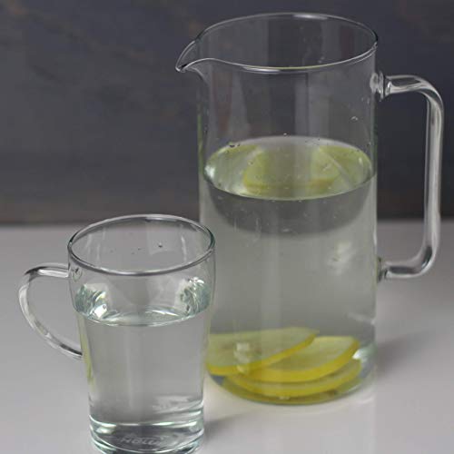 Simax Glassware Clear Glass Pitcher For Cold Beverages, Dishwasher