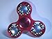 3AR Red Fidget Spinner - Executive and Kids Premium Toy for Stress and Anxiety Relief | High Grade Ball-Bearing and Top Speeds | 18 Ball Beads and helps with ADD ADHD Stress and Boredom Relief