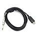 SiYear USB Guitar Cable -USB 2.0Interface Male to 6.35mm (1/4inch) TS Mono Electric Guitar Converter Cable, Studio Audio Cable Guitar Computer Connector Cord Adapter for Instruments Recording Singing
