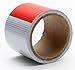 STARREY Reflective Tape Outdoor Red White 3 INX12 FT Waterproof Self Adhesive Dot-C2 Trailer Safety Caution Conspicuity Dot Tape for Trucks Cars