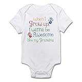 CafePress - Awesome Like My Grandma - Cute Infant Bodysuit Baby Romper