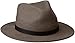 Brixton Men's Messer Medium Brim Felt Fedora Hat
