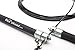 Speed Jump Rope - Premium Heavy Duty Adjustable Speed Rope- Lightweight, Solid Aluminum Handles & Ball Bearing- Smooth Crossfit Jump Rope- Extra Cable, Travel Bag & Ebook- Double Unders Game Changer
