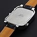 Soleasy Argus Panoptes - Men's Triple-Movement Square Dial Leather Band Quartz Analog Wrist Watch WTH1007