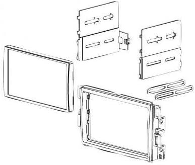American International GMK318 2006-2014 General Motors and Select Imports Double Din Dash Kit