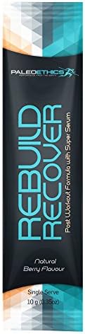 PALEOETHICS Rebuild Recover Post Workout Formula With Super Serum, Natural Berry