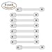 Baby Proofing - Child Safety Cabinet Locks | Multi-Use Toddler Latches to Childproof and Lock Drawers, Cabinets, Refrigerators, Pantry, Toilet, Ovens and Doors | One Button Open w/Firm Press (8 Pack)