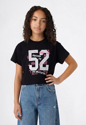 Champion Girls-Graphic Crewneck T-Shirt Camisa para Niñas
