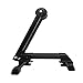 Reliancer Sports Foldable Alloy Bicycle Stand Bike Floor Parking Rack Steady Wheel Holder Fit 20″-29″ Bikes Indoor Home Garage Bike Storage Tires Rack Holder Blackthumb 2