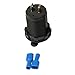 TEQStone Cigarette Lighter Socket, Waterproof Marine Grade 12V DC Outlet for Motorbike Car Scooter