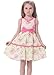 Bonny Billy Girls Sleeveless Cotton Print Casual Children Dress with Sash