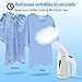 Kimryde Portable Steamer for Clothes, 7-in-1 Handheld Garment/Fabric Steamer Wrinkle Remover, Clean-Sterilize-Sanitize-Refresh-Defrost with UltraFast-Heat, Steam Iron for Home/Travel
