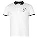 Versace Collection Pure Cotton Polo Logo Shirt (Large , White )