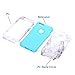 iPhone 6 Plus Case, iPhone 6S Plus Case, SUMOON [Drop Protection] Hybrid Heavy Duty Three Layer Verge Shockproof Full-Body Protective Armor Defender Case for iPhone 6S Plus 5.5 Inch (Marble Blue)