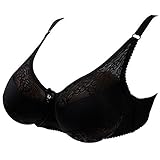 MOOVANT Special Pocket Bra for Silicone Breast Forms Crossdresser Black