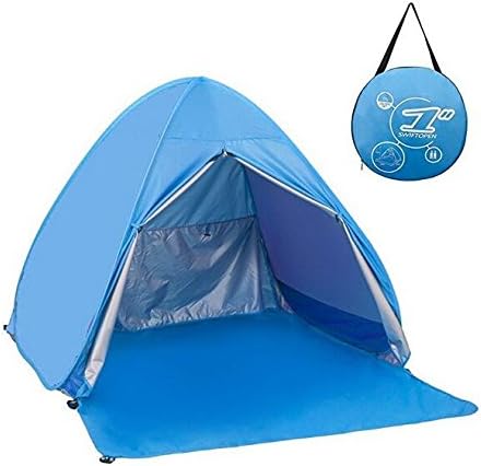 Meinstilin Beach Tent Sun Shelter Pop Up, Lightweight Beach Automatic Pop Up Tent for Family