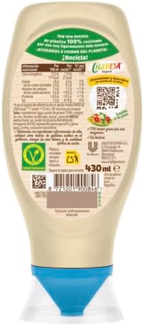Molho Original Invertido Ligeresa, 430 ml
