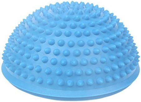 OUBEI Sports Massage High Density Yoga Spiky Ball Half Round for Kids and Athletics