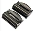 Dwindish Black 2 Pcs Smart Seatbelt Adjuster Clip Buckle Shoulder Relax Neck Comfort Supports
